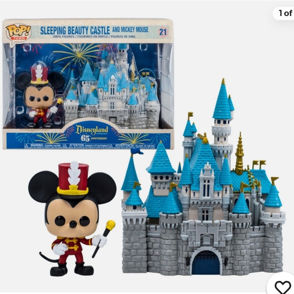 Disneyland 65th Mickey Castle Funko Pop #21 New